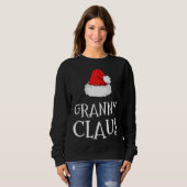 Granny Claus Christmas Hat Family Group Matching P Sweatshirt (Vorne ganz)
