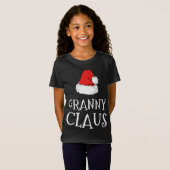 Granny Claus Christmas Hat Family Group Matching P T-Shirt (Vorne ganz)