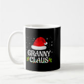 Granny Claus Christmas Lights Santa Pajama Family  Kaffeetasse (Links)