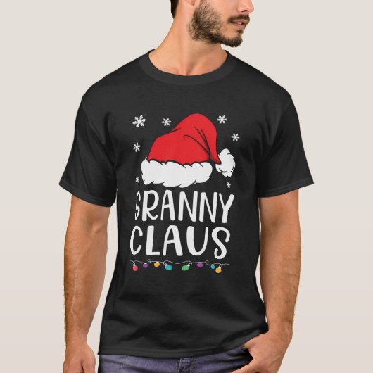 Granny Claus Family Granny Claus Pajama T-Shirt (Vorderseite)