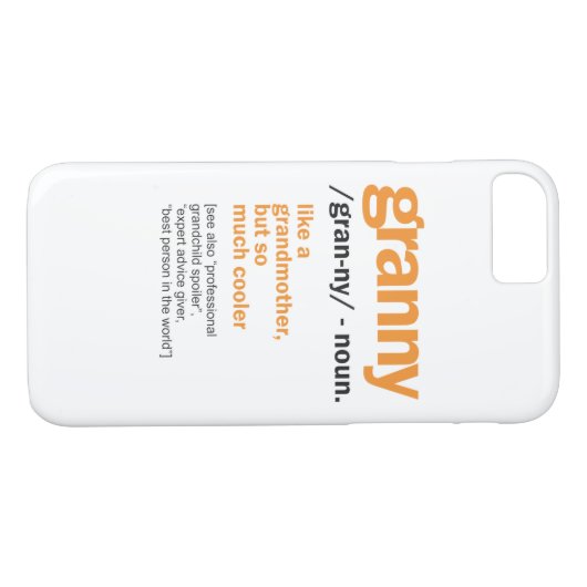 Granny Definition Großartiges Geschenk Case-Mate iPhone Hülle (Rückseite (Horizontal))