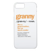 Granny Definition Großartiges Geschenk Case-Mate iPhone Hülle (Rückseite)