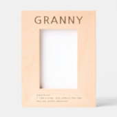 Granny Definition Laser Etted Picture Frame Geätzte Rahmen (Vorderseite)