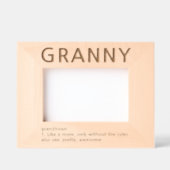 Granny Definition Laser Etted Picture Frame Geätzte Rahmen (Vorderseite)