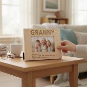 Granny Definition Laser Etted Picture Frame Geätzte Rahmen