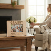 Granny Definition Laser Etted Picture Frame Geätzte Rahmen