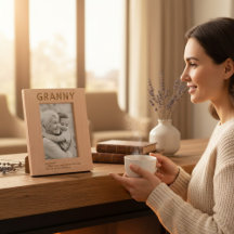 Granny Definition Laser Etted Picture Frame