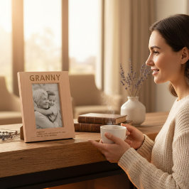 Granny Definition Laser Etted Picture Frame Geätzte Rahmen