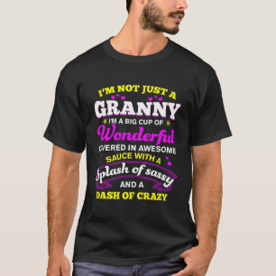 Granny eine große Tasse wunderbarer lustiger Oma f T-Shirt