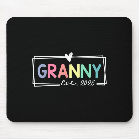 Granny Est 2026 Promoted To Grandma 2026 For Grand Mousepad (Vorne)