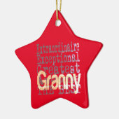 Granny Extraordinaire Keramik Ornament (Links)