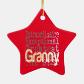 Granny Extraordinaire Keramik Ornament (Hinten)