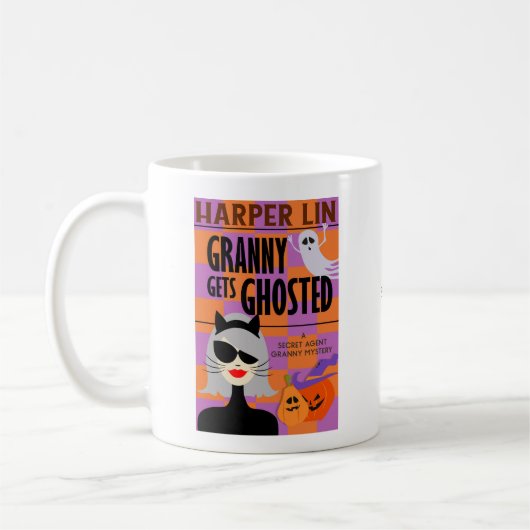 Granny Gets Ghosted von Harper Lin Buchcover Tasse (Links)