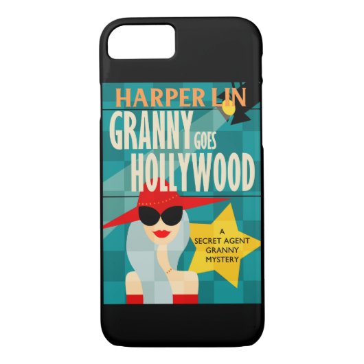 Granny Goes Hollywood von Harper Lin Phone Case (Rückseite)