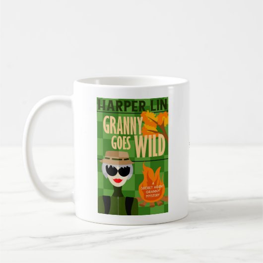 Granny Goes Wild von Harper Lin Book Cover Tasse (Links)