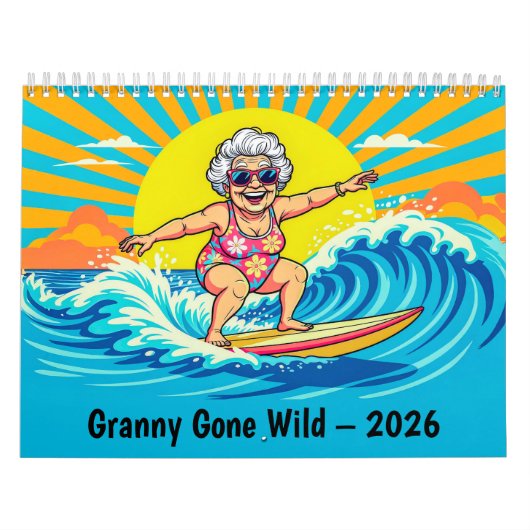 Granny Gone Wild – 2026 Retirement Adventure Calen Kalender (Titelbild)