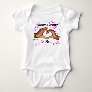 granny & grampy Liebe Baby Strampler