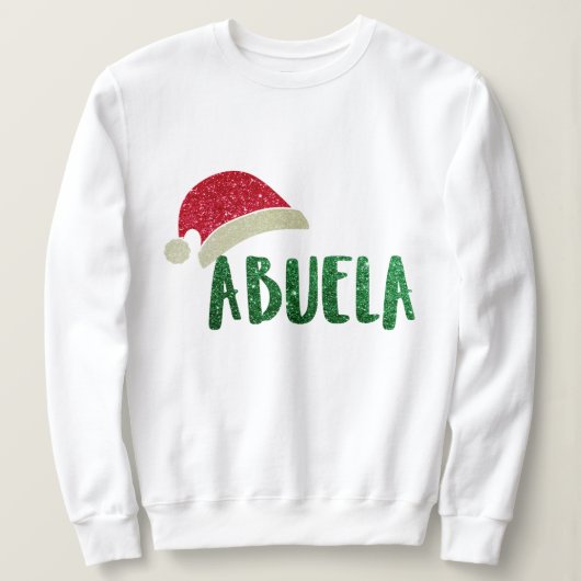 Granny Grandma Abuela Santa Claus Weihnachten Sweatshirt (Design vorne)