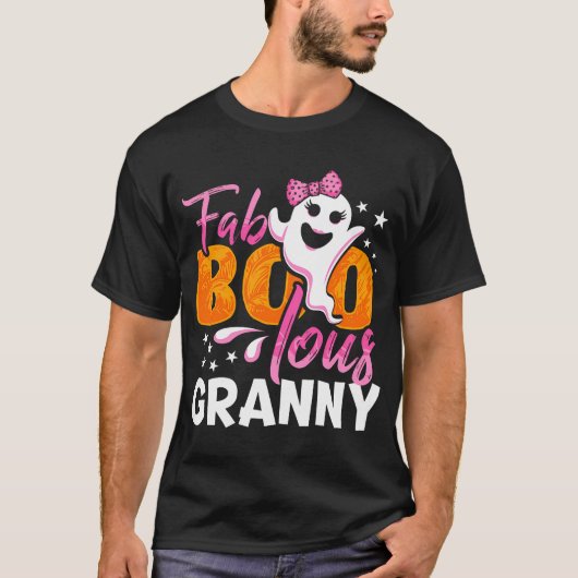 Granny Halloween Womens Fab Boo Lous Premium T-Shirt (Vorderseite)