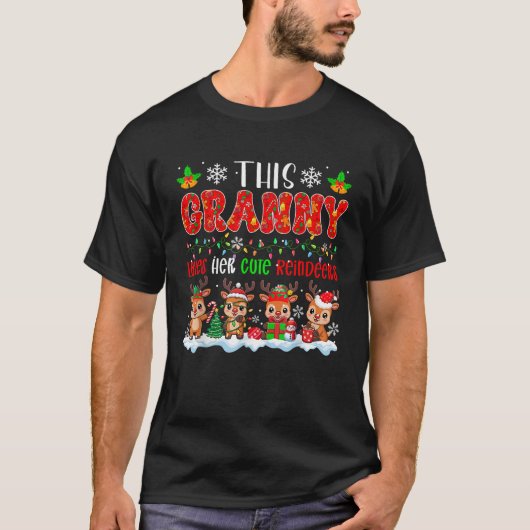 Granny Lieben Ihre Niedlichen Renditen Xmas Gruppe T-Shirt (Vorderseite)