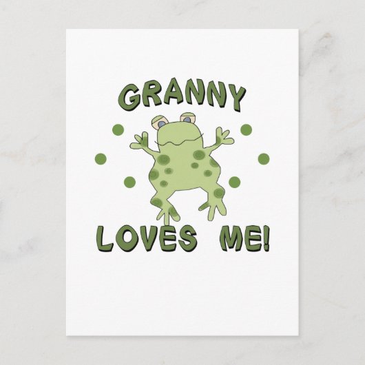 Granny Lieben Me Frosch Postkarte (Vorderseite)