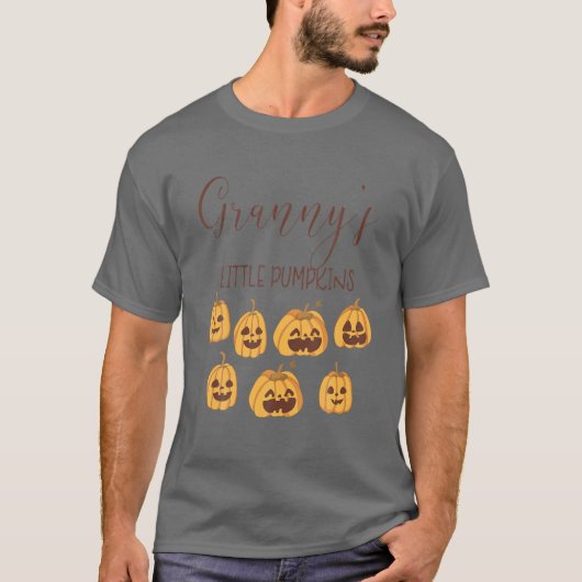 Granny Little Pumpkins - Funny Pumpkin T-Shirt (Vorderseite)