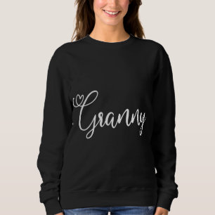 Granny Niedlich Heart Oma Weihnachtsfeiertag Sweatshirt