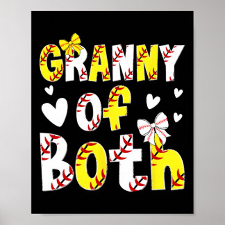 Granny Of Both Proud Softll Sell Granny Grandma  Poster