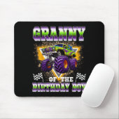 Granny Of The Birthday Boy Monster Truck Birthday Mousepad (Mit Mouse)