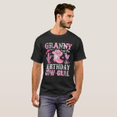Granny Of The Birthday Cow Girl Rodeo Cowgirl Bday T-Shirt (Vorne ganz)