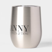 Granny or Grammy Established Custom Year Modern  (Rückseite)