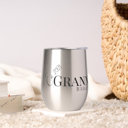 Granny or Grammy Established Custom Year Modern  (Wohnzimmer)