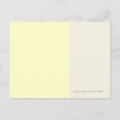 Granny Panties ~ Postcard / Einladungen (Rückseite)