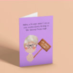 Granny Pants Funny Birthday Karte<br><div class="desc">Die lustige Geburtstagskarte für die Damen,  die Nein sagen!</div>