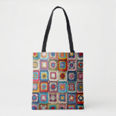 Granny-Quadrat-Muster Tasche (Vorderseite)