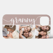 Granny Script Oma Foto Collage Case-Mate iPhone Hülle (Rückseite (Horizontal))