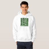 Granny Smith Apfel, Farbe und Obst Hoodie (Vorne ganz)
