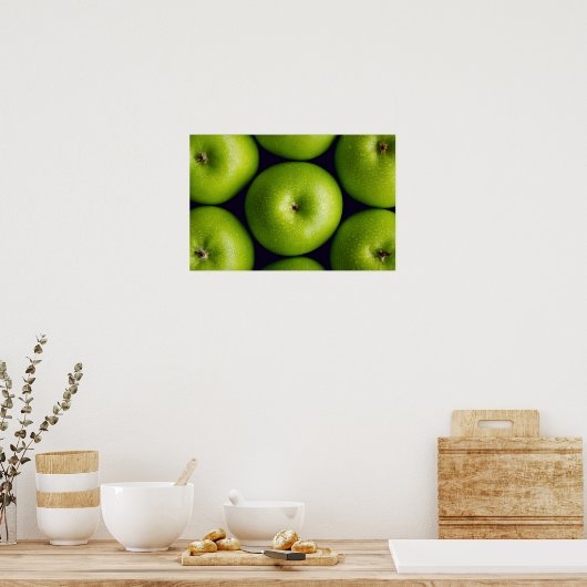 Granny Smith Äpfel Poster (Küche)