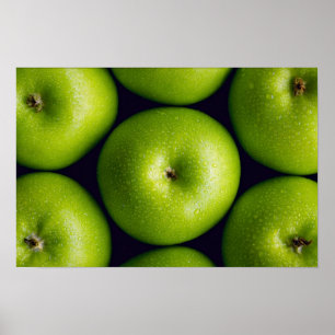 Granny Smith Äpfel Poster