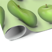 Granny Smith Apple Geschenkpapier (Rolleneckpunkt)