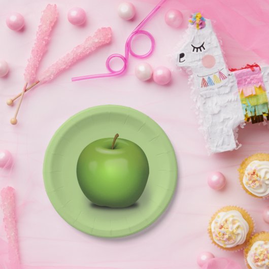 Granny Smith Apple Pappteller (Party)