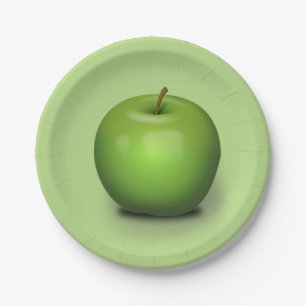 Granny Smith Apple Pappteller