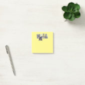 Granny Spitzen! Gelbe Notenpolster Post-it Klebezettel (Büro)