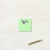 Granny Spitzen! Grüne Notenpolster Post-it Klebezettel (Auf Schreibtisch)