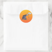 Granny Spitzen! Kleine runde Aufkleber (Tasche)
