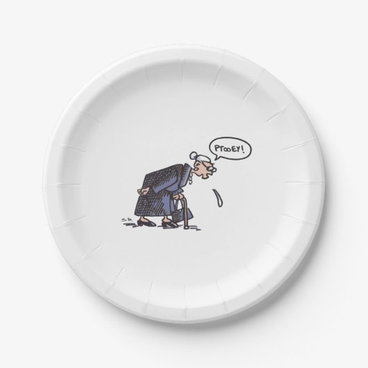 Granny Spitzen Papier Teller (Vorderseite)