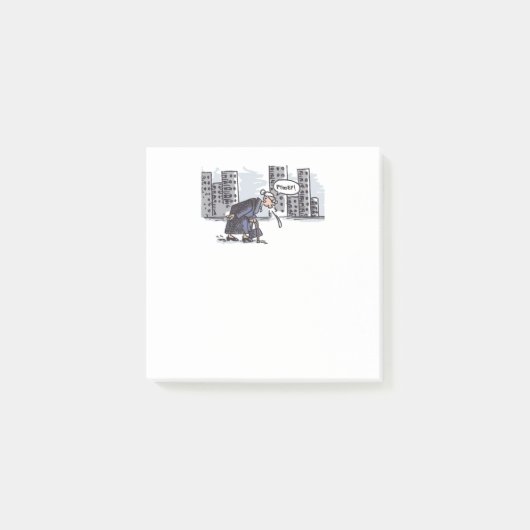 Granny Spitzen! weiße Notenpolster Post-it Klebezettel (Vorderseite)