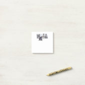 Granny Spitzen! weiße Notenpolster Post-it Klebezettel (Auf Schreibtisch)