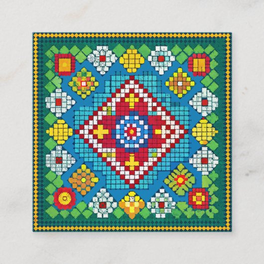 Granny Square Bloomer Begleitkarte (Vorderseite)