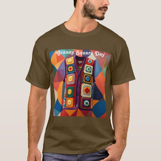 Granny Square Day T - Shirt (Vorderseite)
